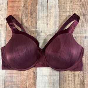 Vanity Fair Beauty Back Full Figure Underwire Bra 76338 Burgundy 40DD